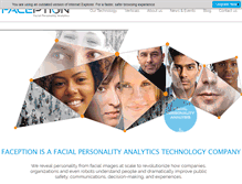 Tablet Screenshot of faception.com